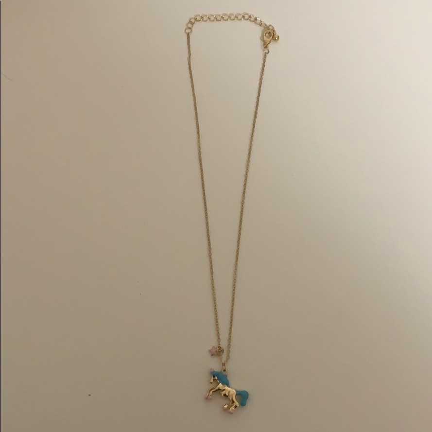 Gold Unicorn Necklace